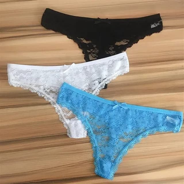 Tangas y bragas de encaje